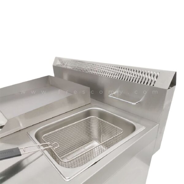 2 in 1 Deep Fryer with Griddle Commercial Machine Gas FHGG-751 - Image 4