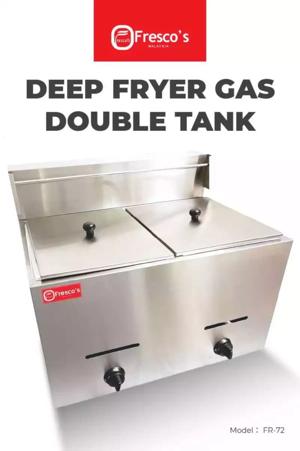 Fresco Deep Fryer Gas Double Tank-01