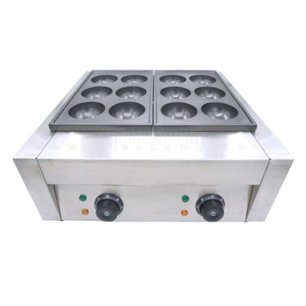 Takoyaki Bomb Machine Electric 2 Plate 80mm TK-51 - Image 2
