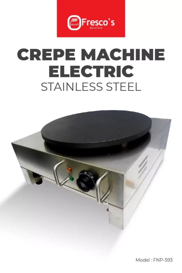 Crepe Machine Electric Stainless Steel-01