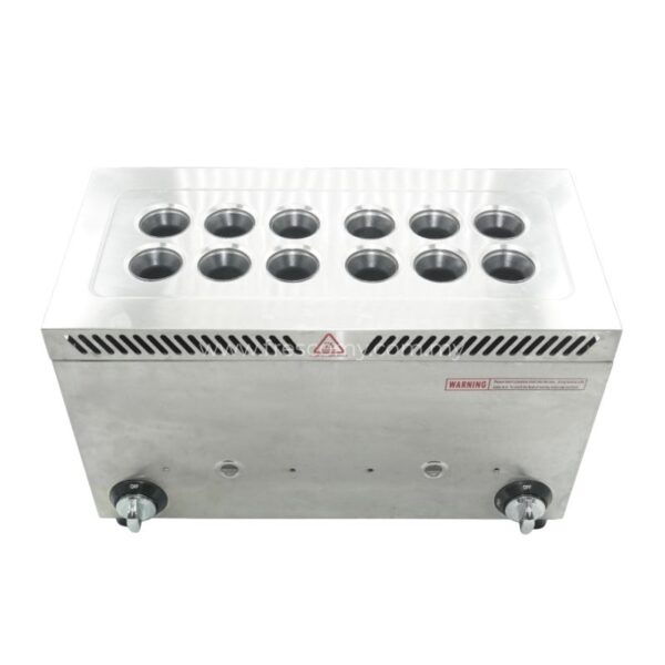 Egg Roll Sausage 12 Holes Sostel Gas Machine FC-12.R - Image 4