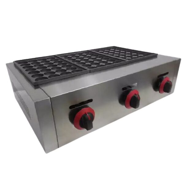 Takoyaki Machine Gas Triple Plate 28 Hole FR-11R - Image 2