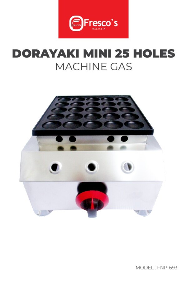 Dorayaki Dutch Mini Pancake Poffertjes Maker Machine Gas 01