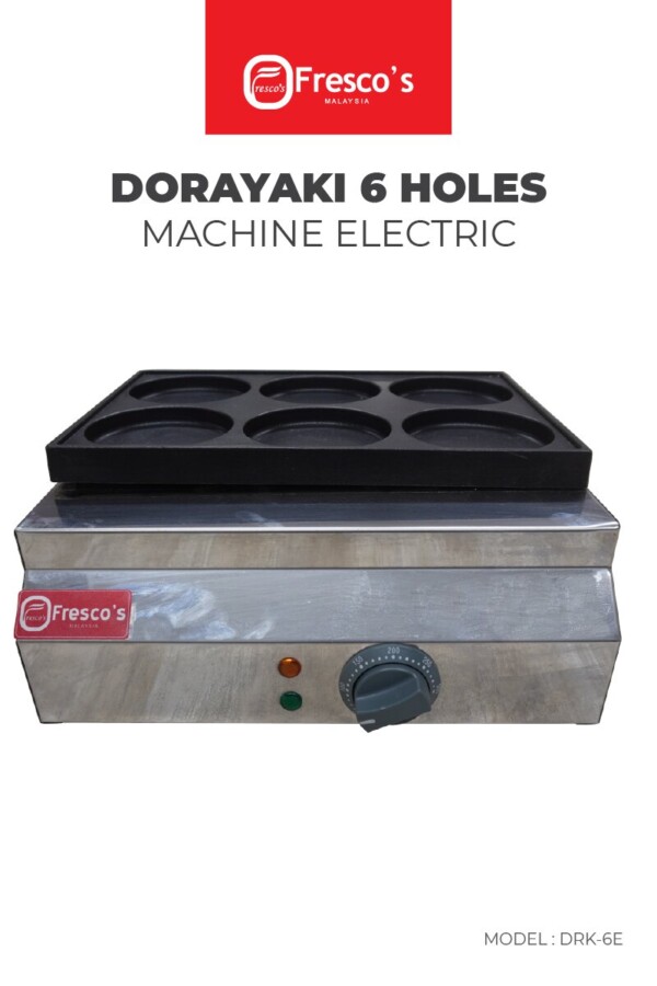 Dorayaki Pancake DORAYAKI 6 HOLES MACHINE ELECTRIC 02