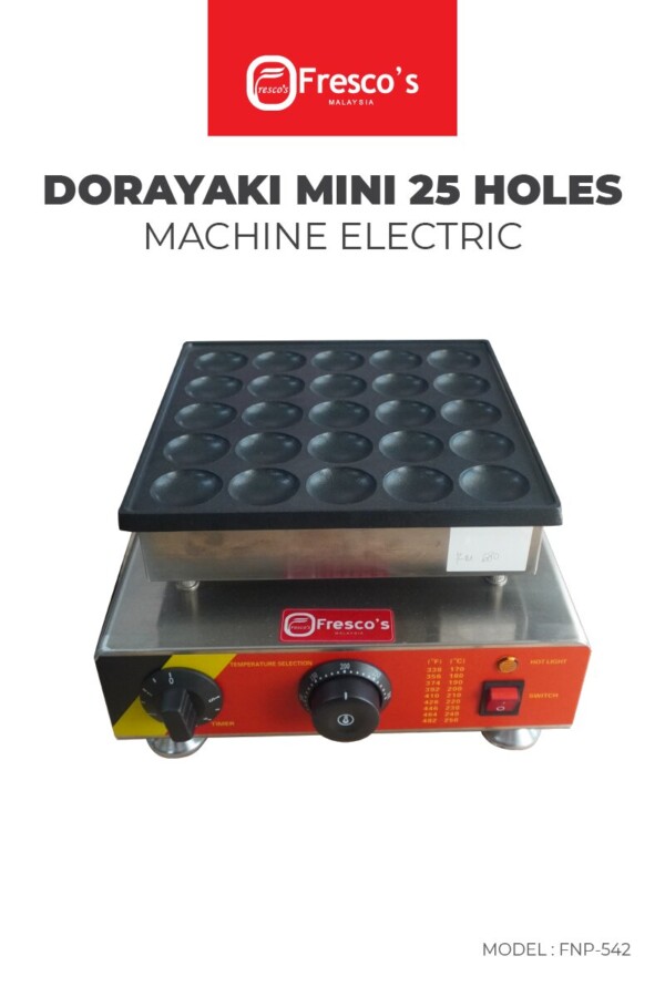 Dorayaki Pancake Machine ODEN 9 GRIDS ELECTRIC MACHINE 01