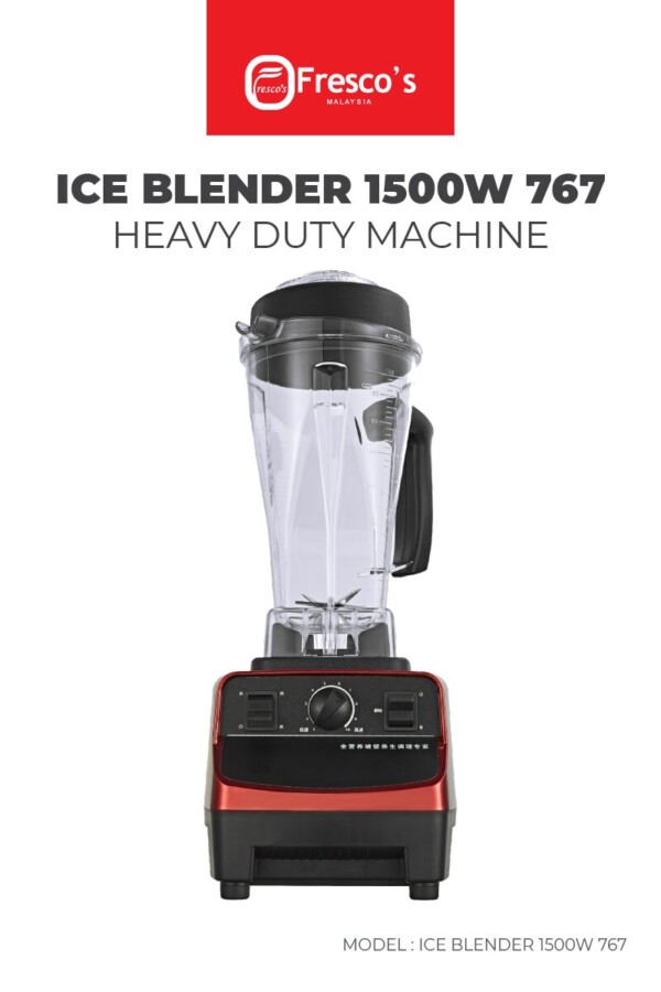 Fresco Ice Blender Heavy Duty 1500W 767 01