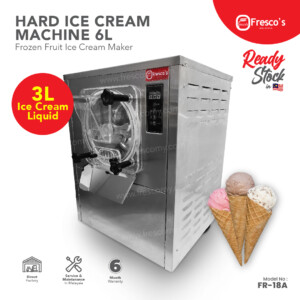 Fresco Hard Ice Cream Machine 6 Litre