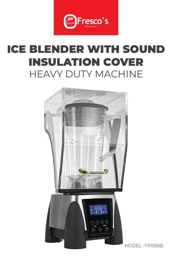 Ice Blender Machine Digital 1800W with Sound Insulation Cover 01