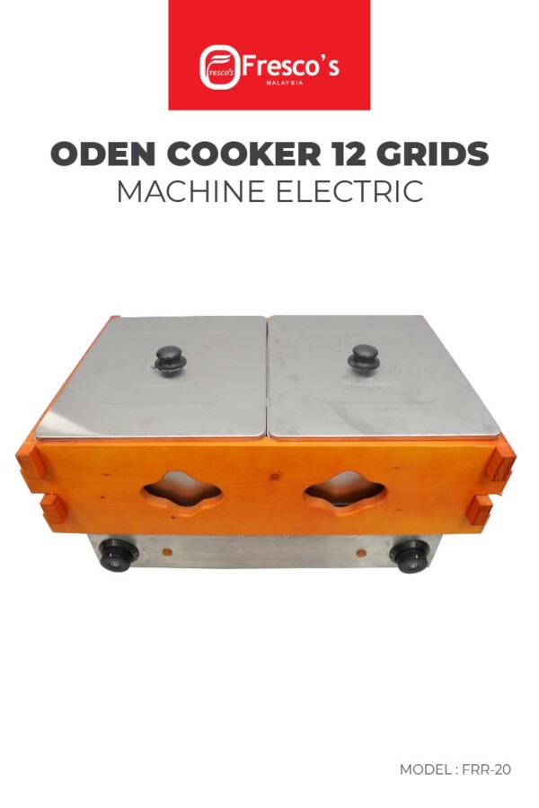 Oden_Noodle Machine Oden 12 Grids Double Tank Luxury Electric Machine 01