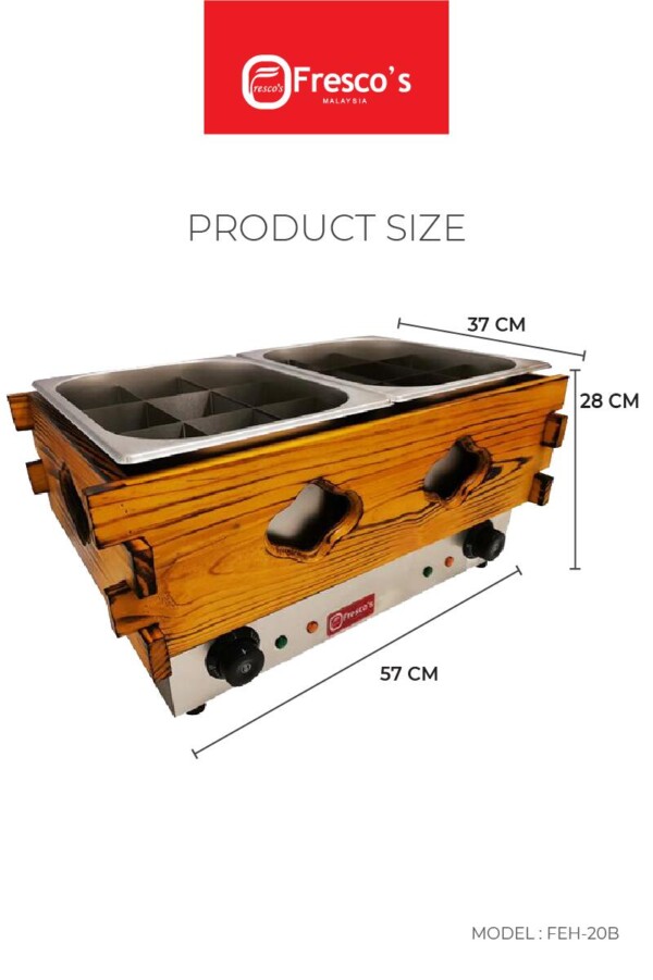 Oden_Noodle Machine Oden 18 Grids Double Tank Electric Machine 03