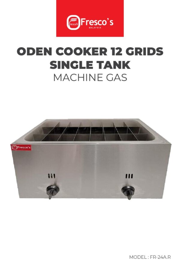 Oden_Noodle Machine Oden 24 Grids Single Tank Gas Machine 01