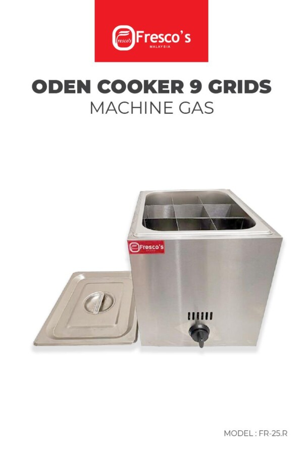 Oden_Noodle Machine Oden 9 Grids Gas Machine 01