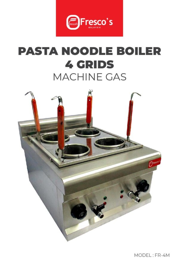 Oden_Noodle Machine Pasta Noodle Boiler 4 Grids Electric Machine 01