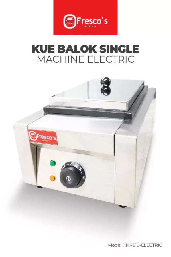 Kue Balok Single Machine Electric