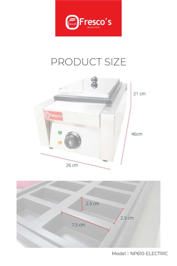 Kue Balok Single Machine Electric 05