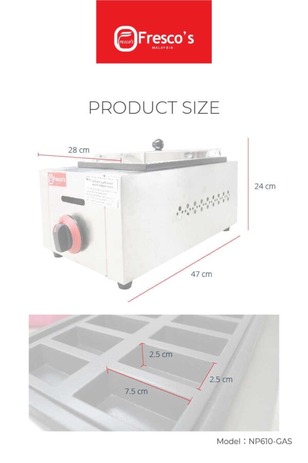 Kue Balok Single Machine Gas 05
