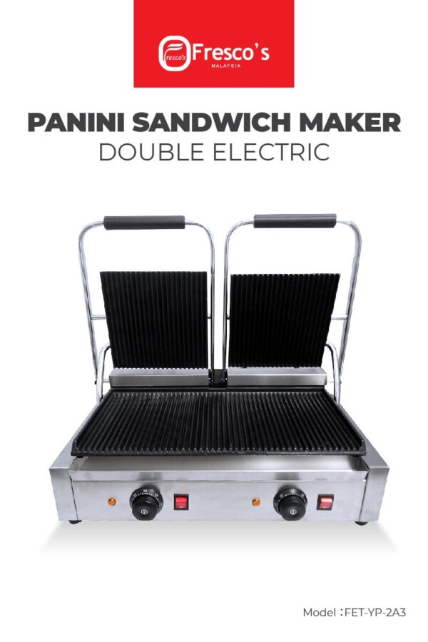 Panini Sandwich Maker Double 01