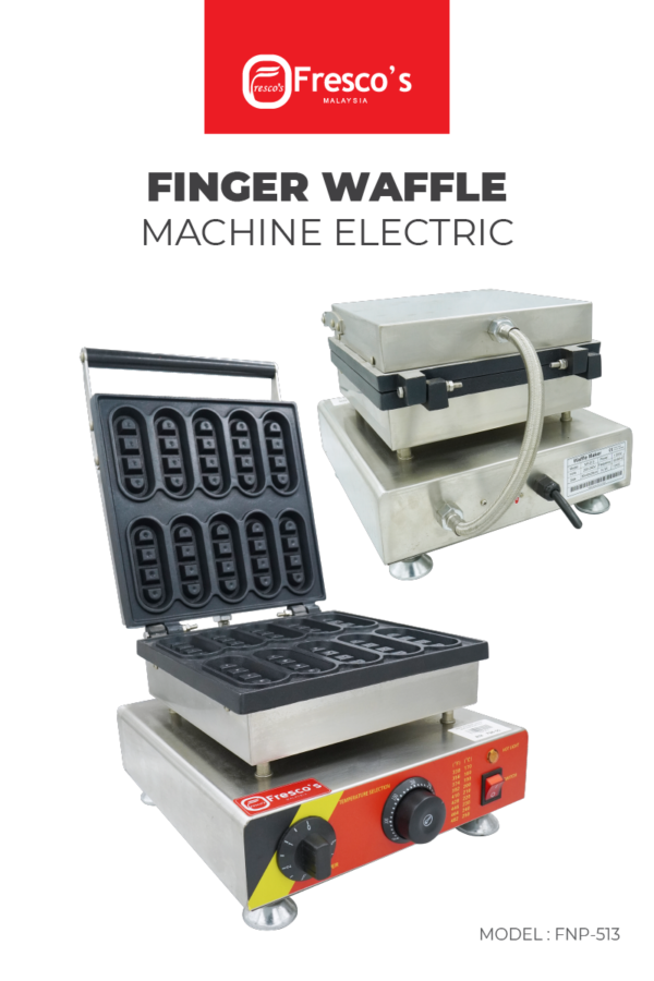 Waffle Finger Maker Machine Electric