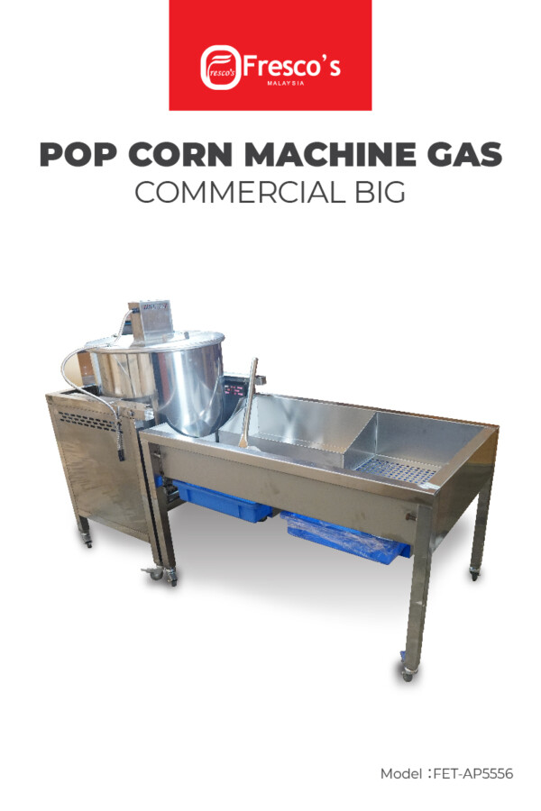 Pop Corn Machine Gas Commercial Big