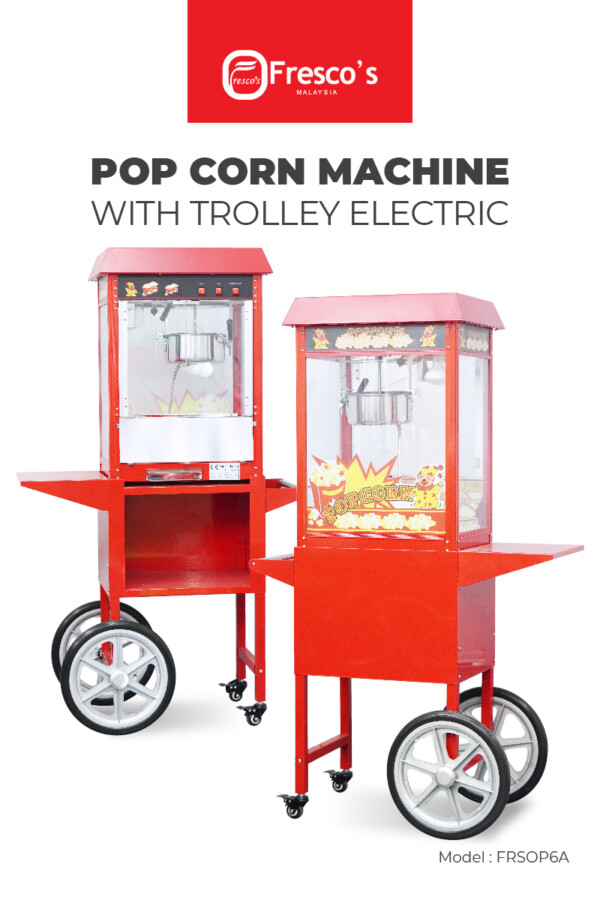 Luxury Popcorn Machine With Trolley