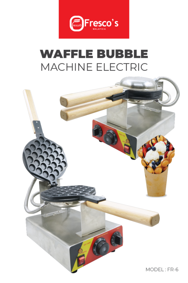 Egg Bubble Waffle Machine Electric