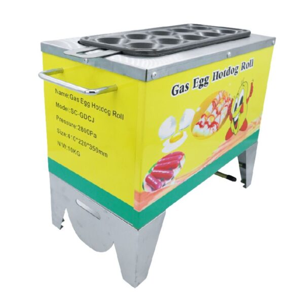 Egg Roll Sausage 10 Holes Machine Gas FC-10.R - Image 2