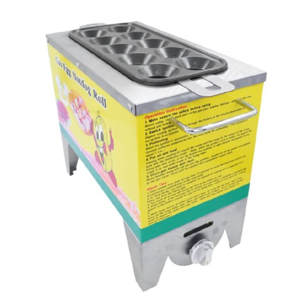 Egg Roll Sausage 10 Holes Machine Gas FC-10.R - Image 3