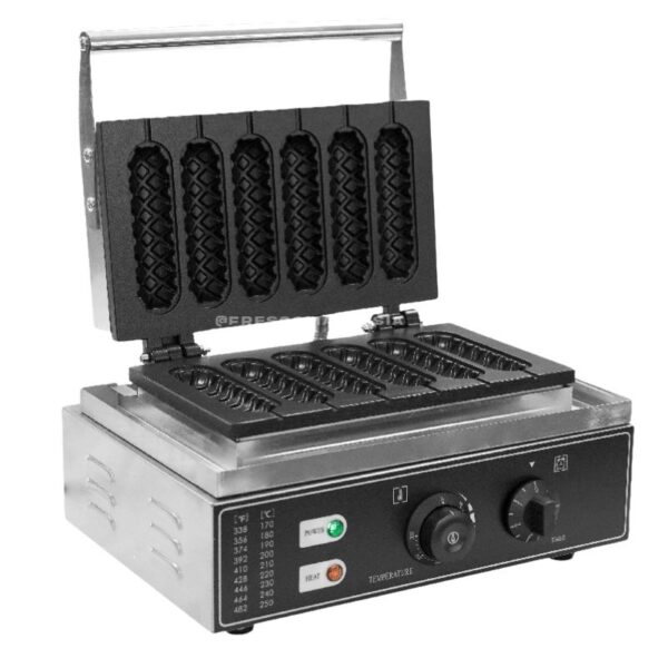 Waffle 6-Roll Sausage Hotdog Machine Electric FR-119 - Image 2