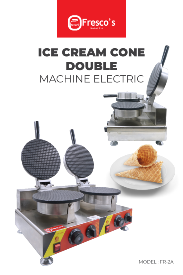 Ice Cream Cone Double Machine Electric