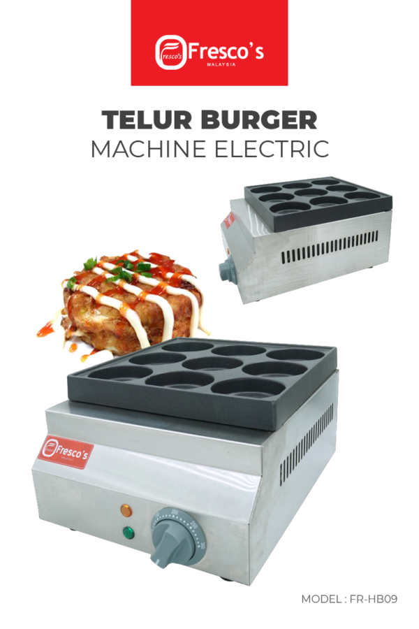 Telur Burger Machine Gas