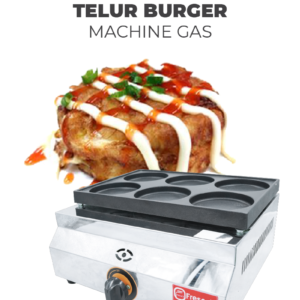 Telur Burger Machine Gas