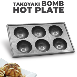 Takoyaki Bomb Hot Plate 6 Holes 8cm Aluminum Alloy