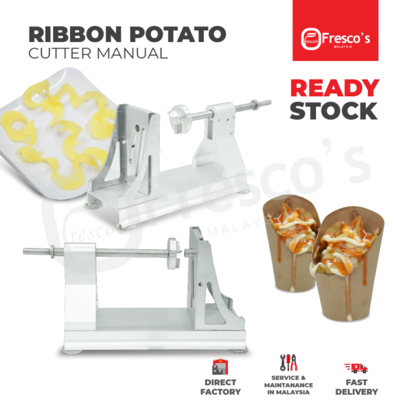 Ribbon Potato Cutter Manual Potato Curly Fry Cutter Manual