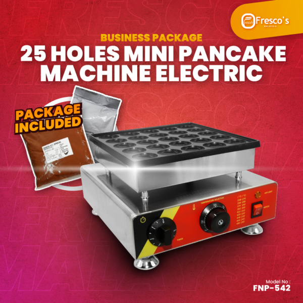 [Business Package] 25 Holes Mini Pancake Electric Machine