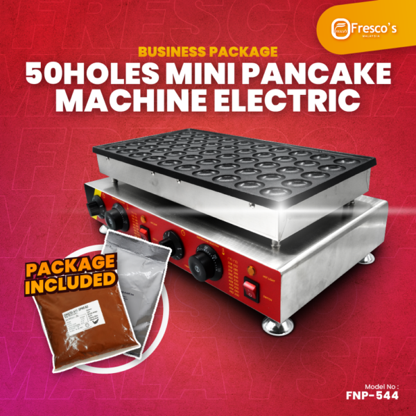 [Business Package] 50 Holes Mini Pancake Electric Machine - 50 Holes Mini Pancake Electric Machine.