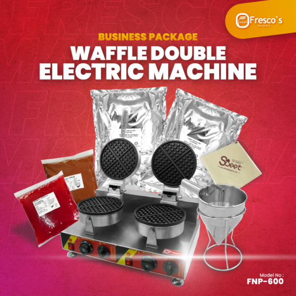 Looking to start your own waffle business? Our exclusive [Business Package] Waffle Double Electric Machine has everything you need to get started. With our high-quality double electric machine, you can easily whip up delicious waffles.