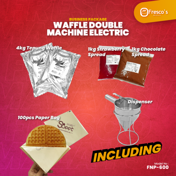 [Business Package] Waffle Double Electric Machine - Image 4