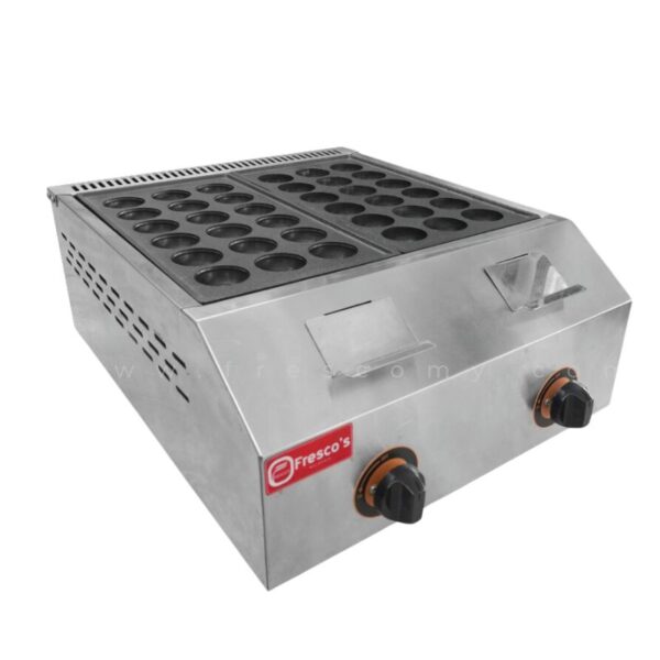 Takoyaki Machine Gas 2 Plate 18 Holes FR-1136.R